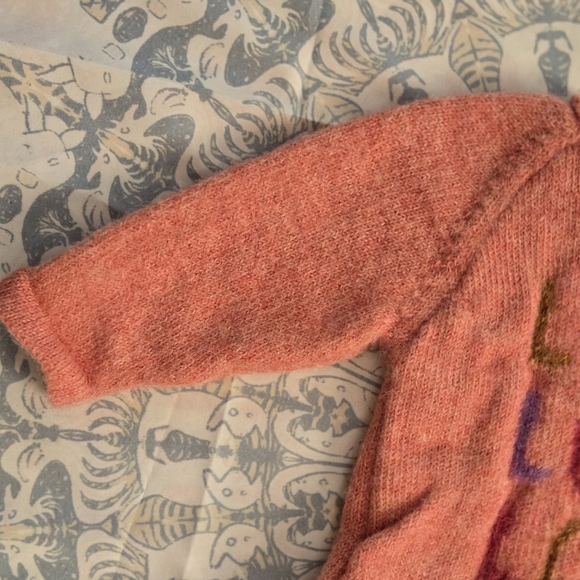 oeuf 100% Baby Alpaca Peony Knit Sweater 0-12 months - Picture 5 of 14